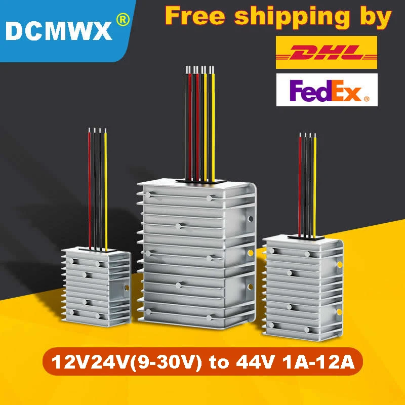 12V24V step-up to 44V booster 9V-30V to 44V voltage converter High-power waterproof for cars transformer module DC power adapter
12V24V step-up to 44V booster 9V-30V to 44V voltage converter High-power waterproof for cars transformer module DC power adapter