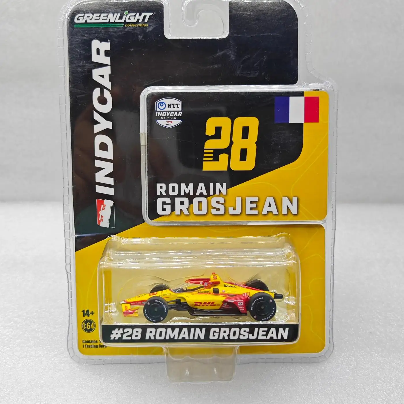 GreenLight1:64 NTT IndyCar - # 28 ROMAIN GROSJEAN/DHL As Shown In The Picture Alloy Car Model Market Ornament Collectibles
GreenLight1:64 NTT IndyCar - # 28 ROMAIN GROSJEAN/DHL As Shown In The Picture Alloy Car Model Market Ornament Collectibles
