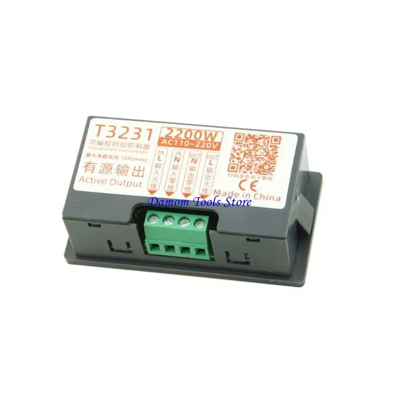 57BE T3231 Timer Control Unit with LED Display 1s-999h Delay Digital Timing Controll
57BE T3231 Timer Control Unit with LED Display 1s-999h Delay Digital Timing Controll