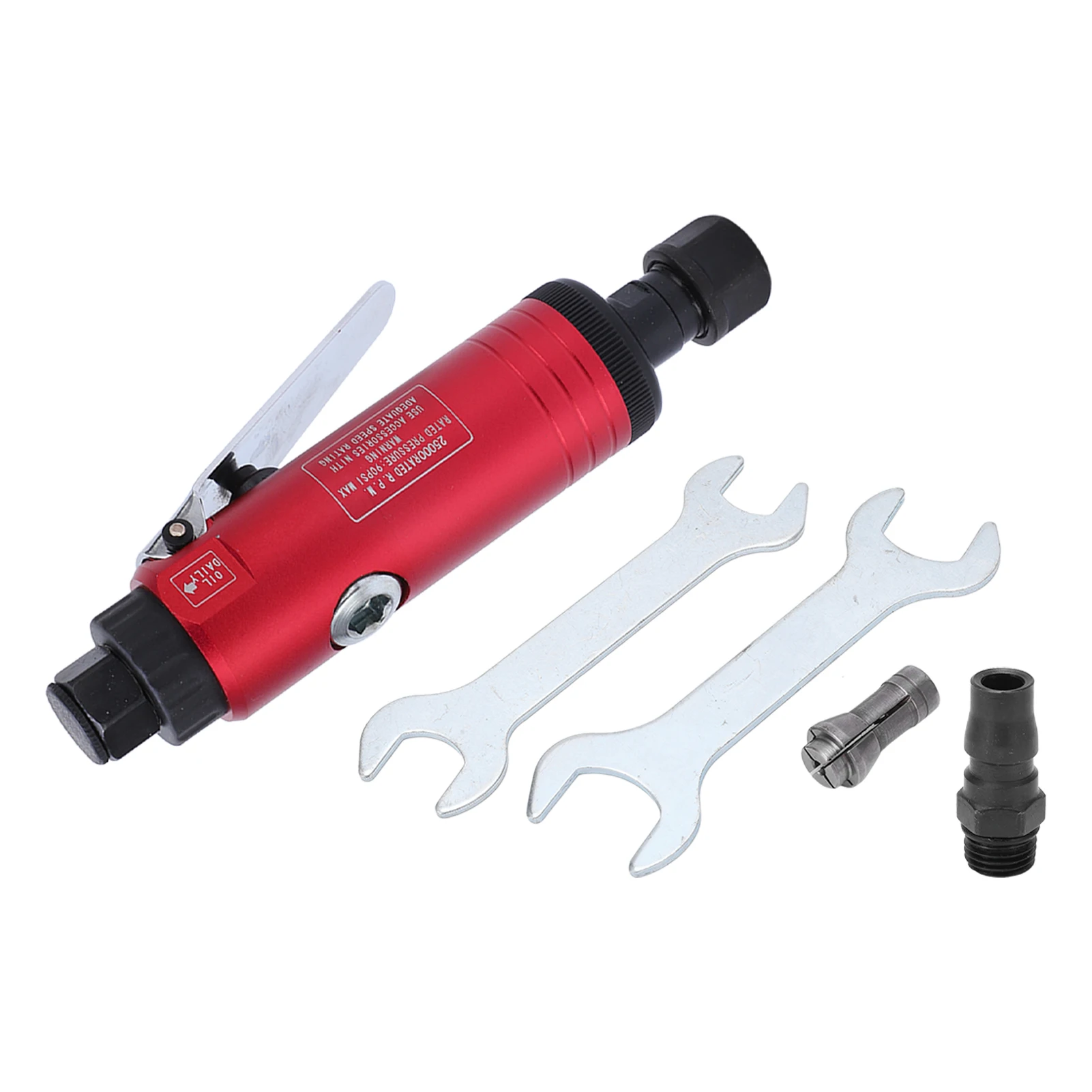 Die Grinder 25000rpm 90PSI Straight Pneumatic Die Grinder with 3mm 6mm Collet for Polishing Die Grinder Straight Die Grinder
Die Grinder 25000rpm 90PSI Straight Pneumatic Die Grinder with 3mm 6mm Collet for Polishing Die Grinder Straight Die Grinder