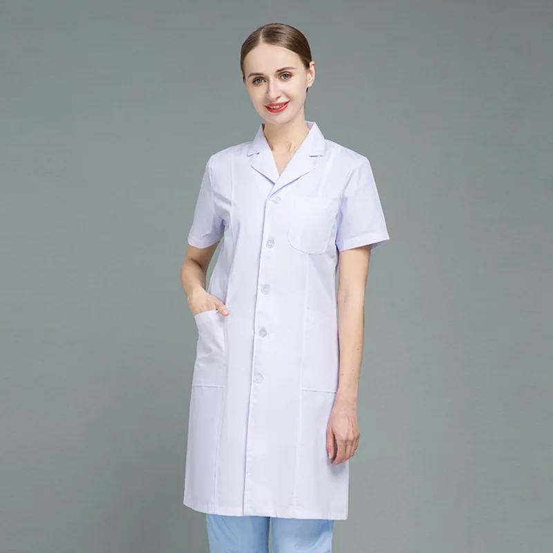 White Summer Women's Thin Short Jacket, Dentist's Men's Long Sleeved White Coat, Lab Coat
White Summer Women's Thin Short Jacket, Dentist's Men's Long Sleeved White Coat, Lab Coat