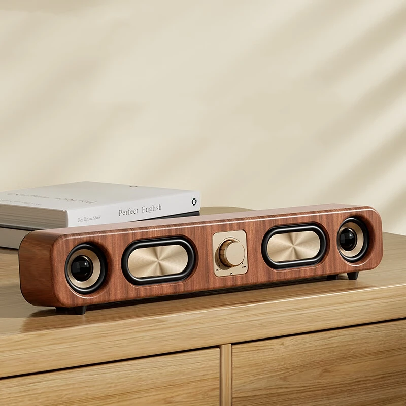 Portable Wireless Bluetooth Speaker Retro Sound Bar Desktop Computer Speaker Hi-fi Subwoofer Rechargeable Loud MP3 Music Player
Portable Wireless Bluetooth Speaker Retro Sound Bar Desktop Computer Speaker Hi-fi Subwoofer Rechargeable Loud MP3 Music Player