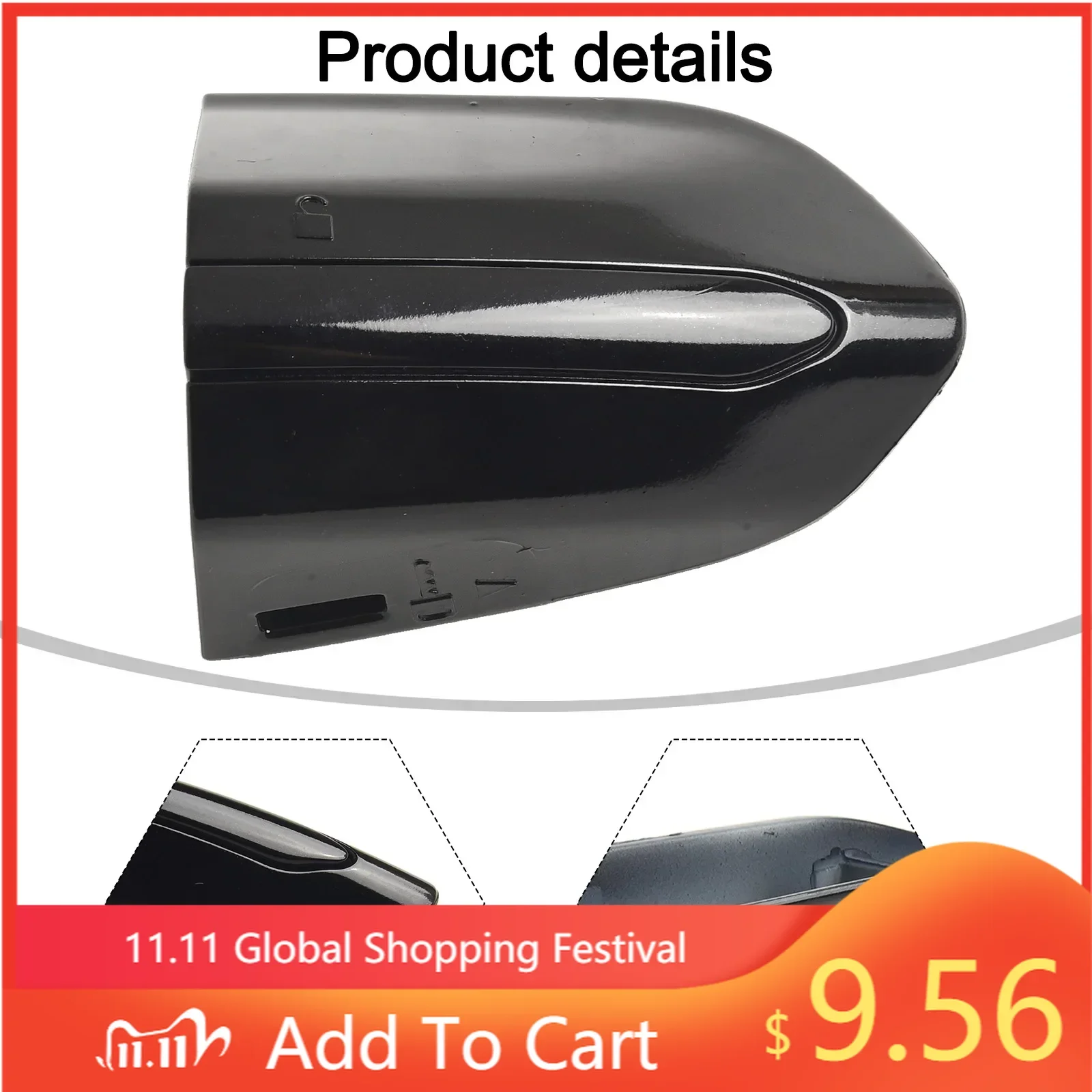 Black Door Handle Cover Door Handle End Cap Car Maintenance Direct Replacement Front Placement High Quality Material
Black Door Handle Cover Door Handle End Cap Car Maintenance Direct Replacement Front Placement High Quality Material