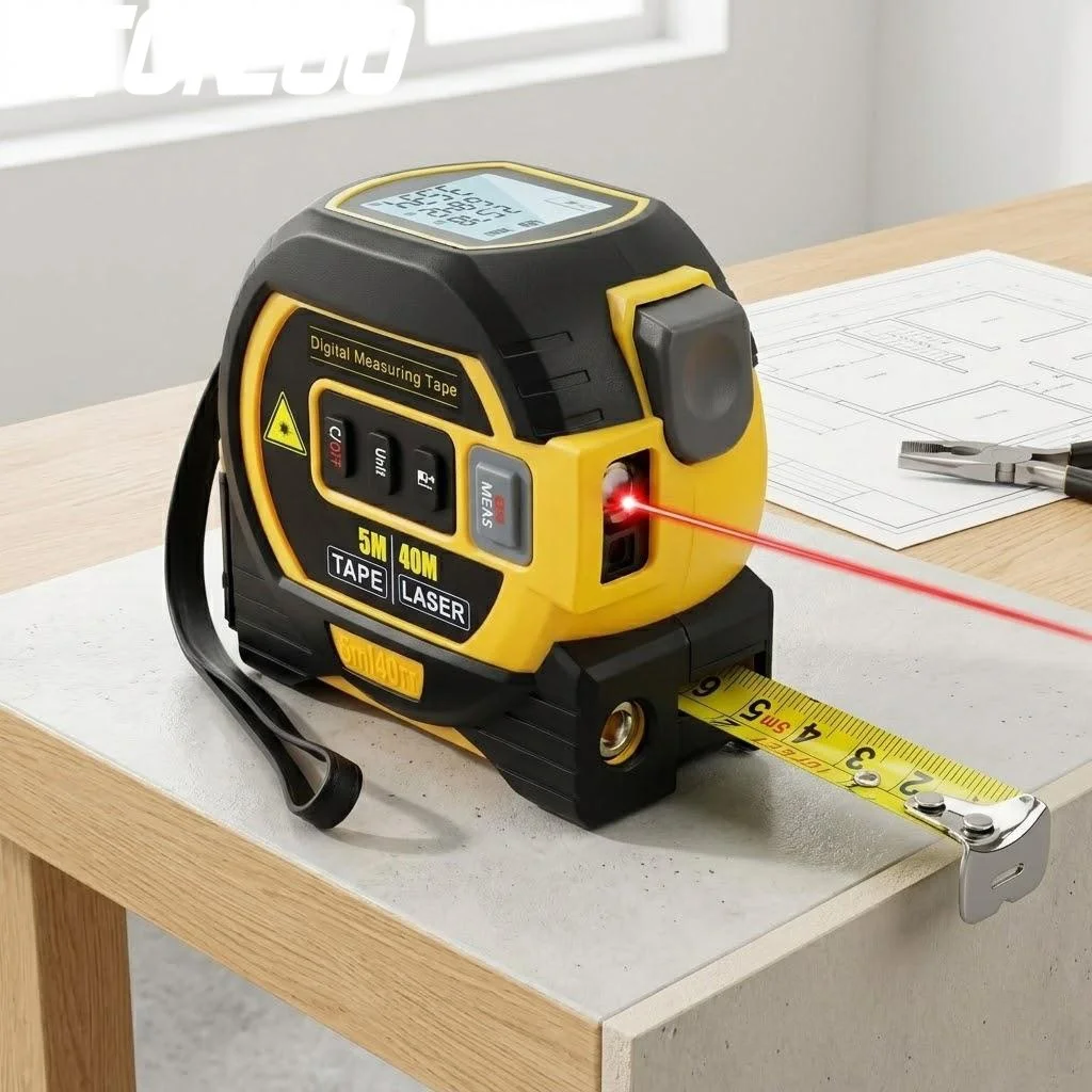 High Precision 3in1 Laser Tape Measure 40m60m Distance Meter Infrared Digital Ruler Energy Saver Tool
High Precision 3in1 Laser Tape Measure 40m60m Distance Meter Infrared Digital Ruler Energy Saver Tool