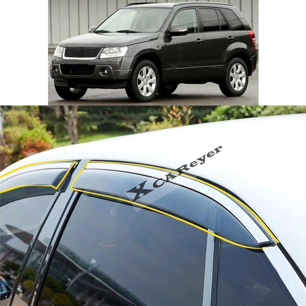 For SUZUKI Grand Vitara 2007 2008 2009 2010 2011 2012 Car Sticker Plastic Window Glass Wind Visor Rain/Sun Guard Vent
For SUZUKI Grand Vitara 2007 2008 2009 2010 2011 2012 Car Sticker Plastic Window Glass Wind Visor Rain/Sun Guard Vent