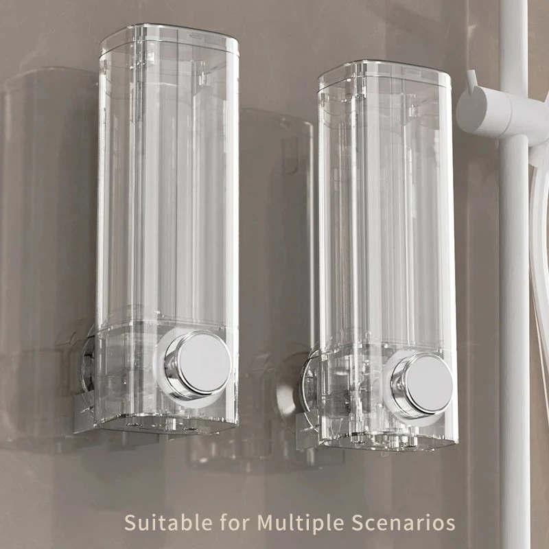 New! 450ml For Transparent Liquid Soap Dispenser Wall Mounted Bathroom Accessories Home Bathroom Kitchen Visualization
New! 450ml For Transparent Liquid Soap Dispenser Wall Mounted Bathroom Accessories Home Bathroom Kitchen Visualization