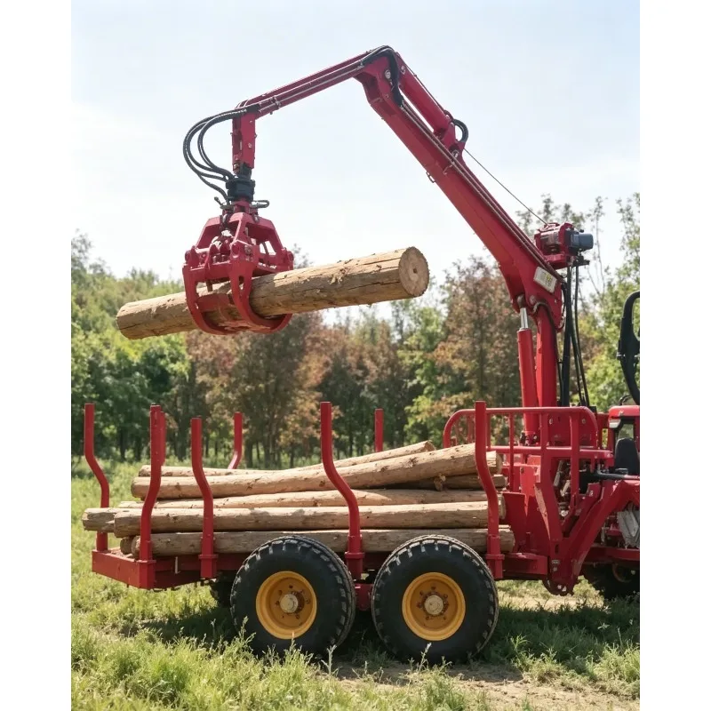 Small Crane Timber Trailer Wheel Dumper Truck with Wood Grabber Timber Logs Trailer Forestry Farm Hydraulic Log Trailer
Small Crane Timber Trailer Wheel Dumper Truck with Wood Grabber Timber Logs Trailer Forestry Farm Hydraulic Log Trailer