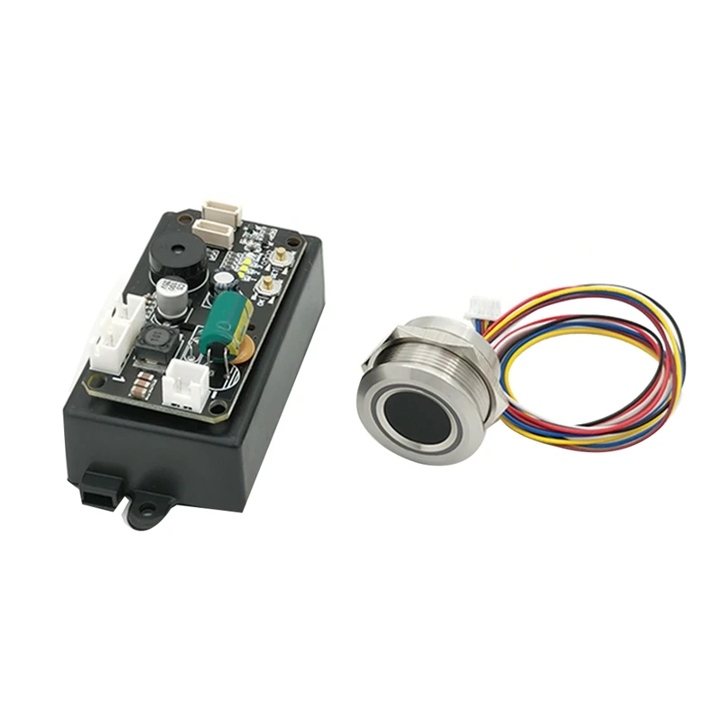KS220-L+R503 DC30-75V 2 Relays Fingerprint Access Control Board Accessories With Self-Locking/Ignition/Jog Mode With Admin/User
KS220-L+R503 DC30-75V 2 Relays Fingerprint Access Control Board Accessories With Self-Locking/Ignition/Jog Mode With Admin/User