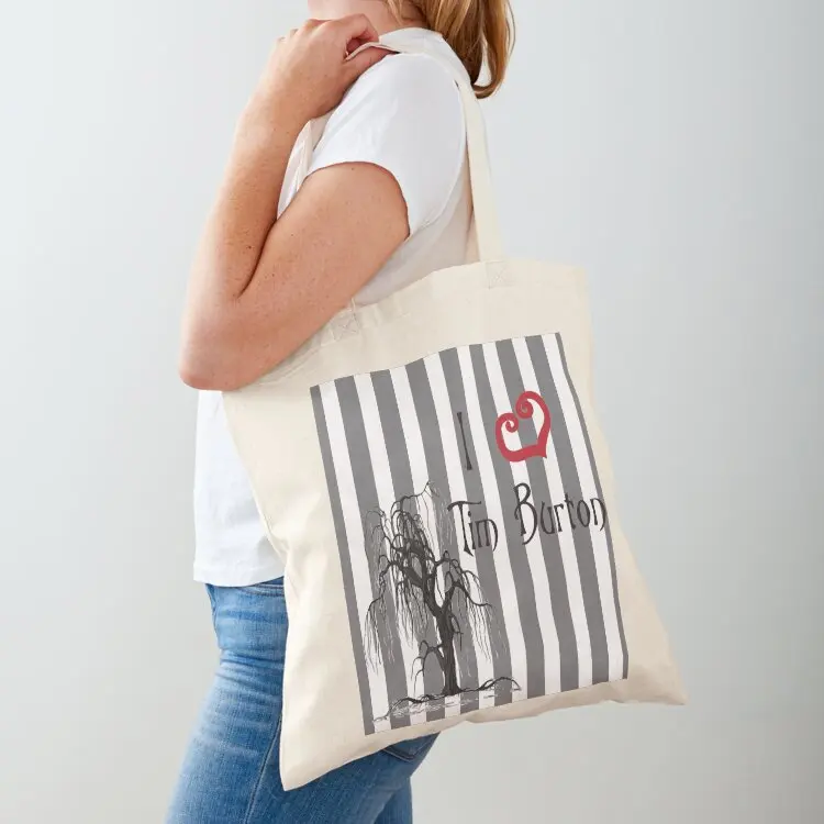 I love Tim Burton Tote Bag shopper bags reusable shopping bags hand bags Lady
I love Tim Burton Tote Bag shopper bags reusable shopping bags hand bags Lady