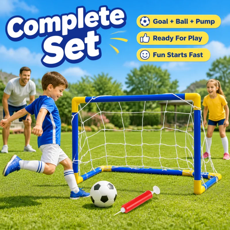Mini Folding Soccer Goal Football Post Frame Set Portable Outdoor Beach Training Equipment Indoor Kids Sports Team Games Toy
Mini Folding Soccer Goal Football Post Frame Set Portable Outdoor Beach Training Equipment Indoor Kids Sports Team Games Toy