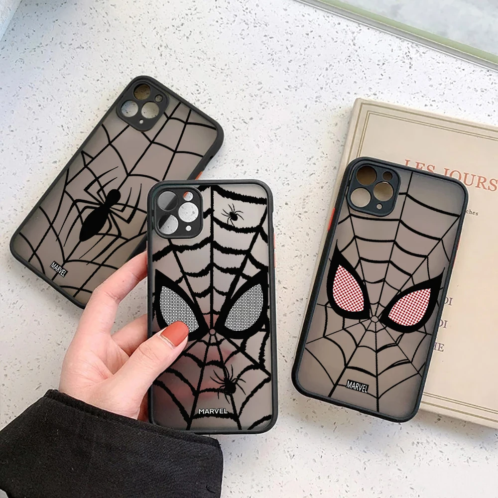 Marvel Spiderman Matte Translucent Case For iPhone 17E 17 16 16E 15 14 13 12 11 Pro Max 17Air 7 8 Plus XS Shockproof Armor Cover
Marvel Spiderman Matte Translucent Case For iPhone 17E 17 16 16E 15 14 13 12 11 Pro Max 17Air 7 8 Plus XS Shockproof Armor Cover
