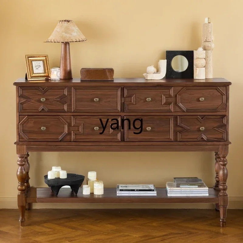 LMMsolid wood entrance cabinet retro home storage living room aisle antique home dining side chest
LMMsolid wood entrance cabinet retro home storage living room aisle antique home dining side chest