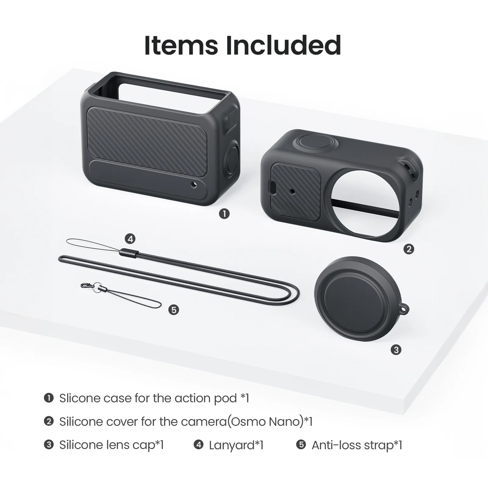 For DJI OSMO NANO Silicone Body Lens Protective Case Portable Protection Shockproof Scratch-Resistant Camera Accessories
For DJI OSMO NANO Silicone Body Lens Protective Case Portable Protection Shockproof Scratch-Resistant Camera Accessories