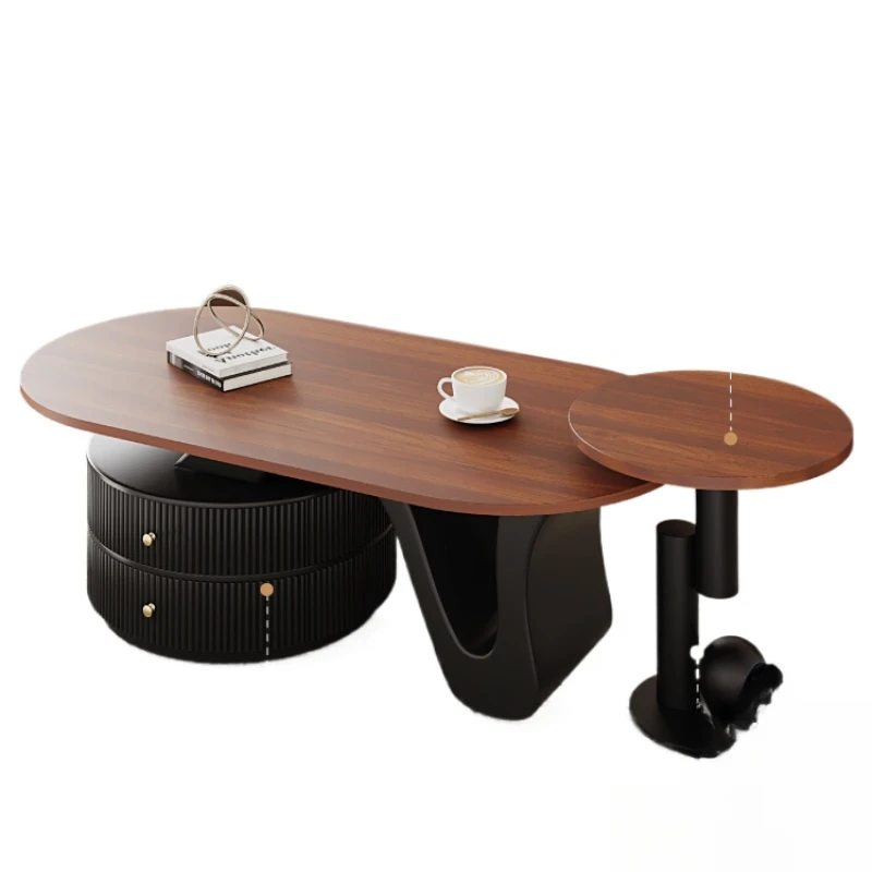 Walnut color coffee table, living room light luxury solid wood small apartment household coffee table
Walnut color coffee table, living room light luxury solid wood small apartment household coffee table