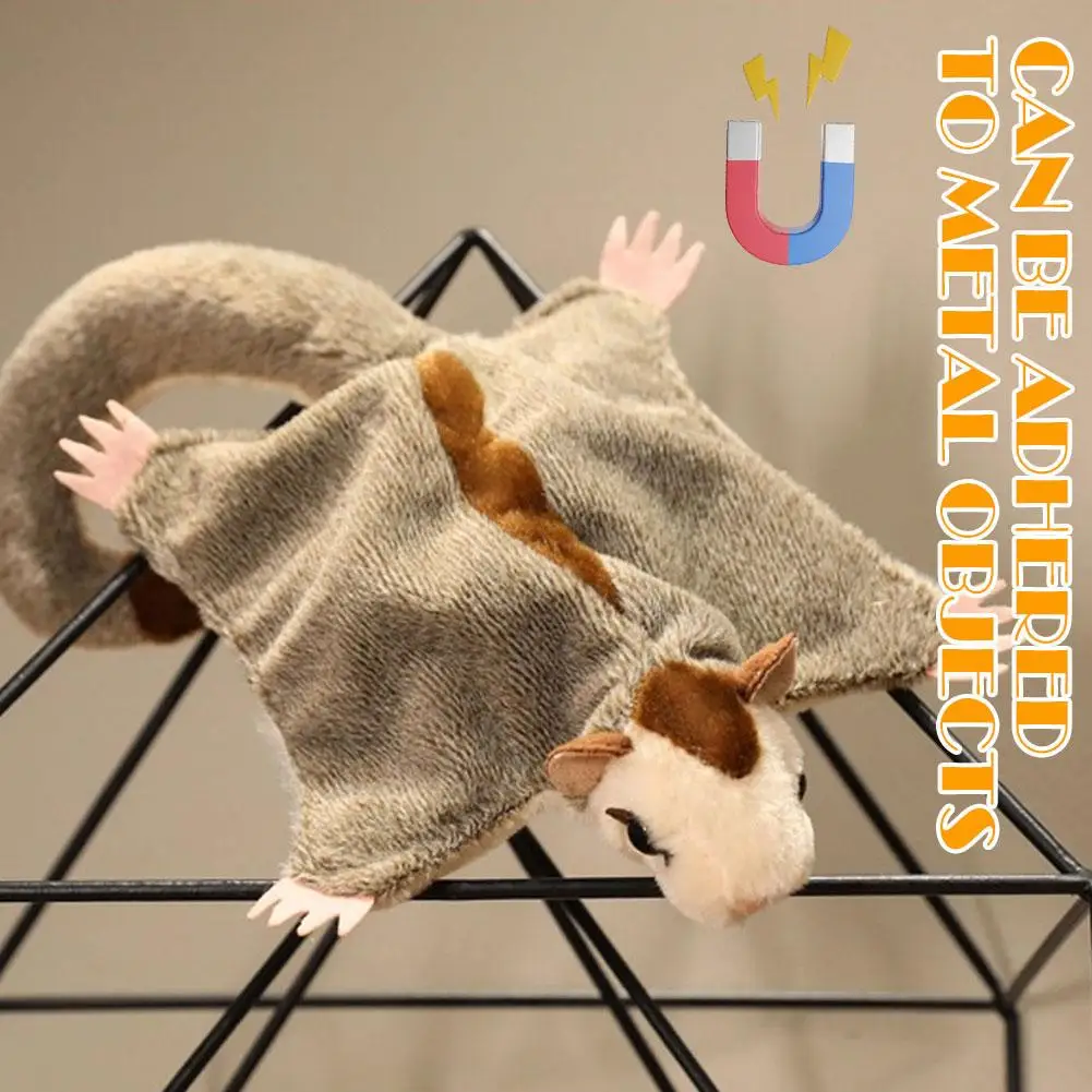 Милая магнитная плюшевая игрушка-сахарный поссум - реалистичная летающая белка с одеждой и встроенными магнитами, креативный подарок
Милая магнитная плюшевая игрушка-сахарный поссум - реалистичная летающая белка с одеждой и встроенными магнитами, креативный подарок