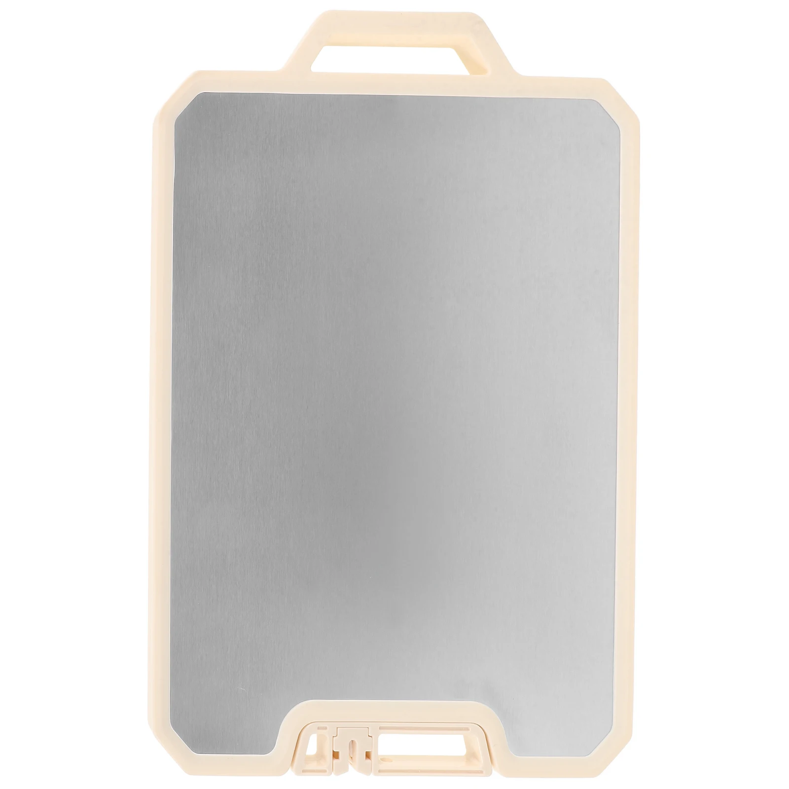 Stainless Steel Cutting Board Home Kitchen Tool Double Sided Space Saving Stand Up Multifunctional For Chopping
Stainless Steel Cutting Board Home Kitchen Tool Double Sided Space Saving Stand Up Multifunctional For Chopping