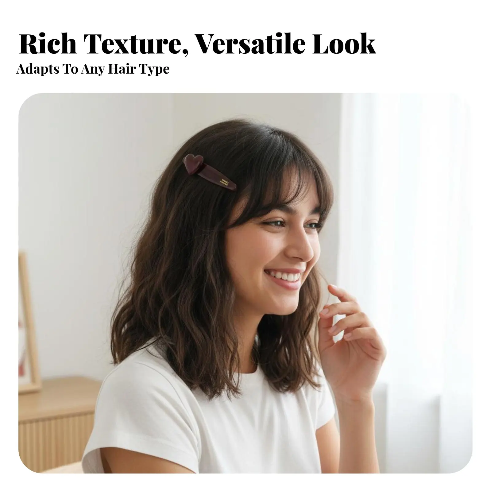 Red Heart Hair Barrette Korean Design Heart Hair Barrette Side Bangs Barrette Valentine's Day Themed Fashionable for Women
Red Heart Hair Barrette Korean Design Heart Hair Barrette Side Bangs Barrette Valentine's Day Themed Fashionable for Women