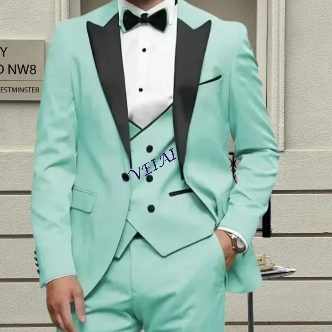CustomizedMen's Classic Ternos Suit 3-Piece Jacket Pants Vest Single Breasted Colete E Calças Men's Suit for Wedding Prom Grooms
CustomizedMen's Classic Ternos Suit 3-Piece Jacket Pants Vest Single Breasted Colete E Calças Men's Suit for Wedding Prom Grooms