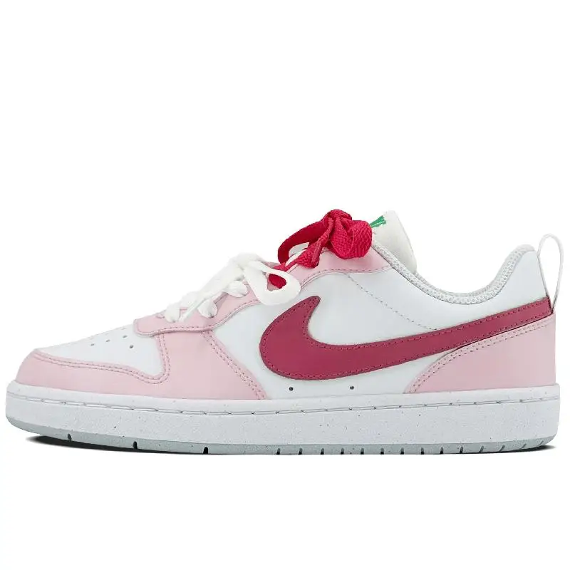 【Customize】Nike Court Borough Skateboarding Shoes Women's Low-top Pink/white Sneakers shoes DV5456-109
【Customize】Nike Court Borough Skateboarding Shoes Women's Low-top Pink/white Sneakers shoes DV5456-109