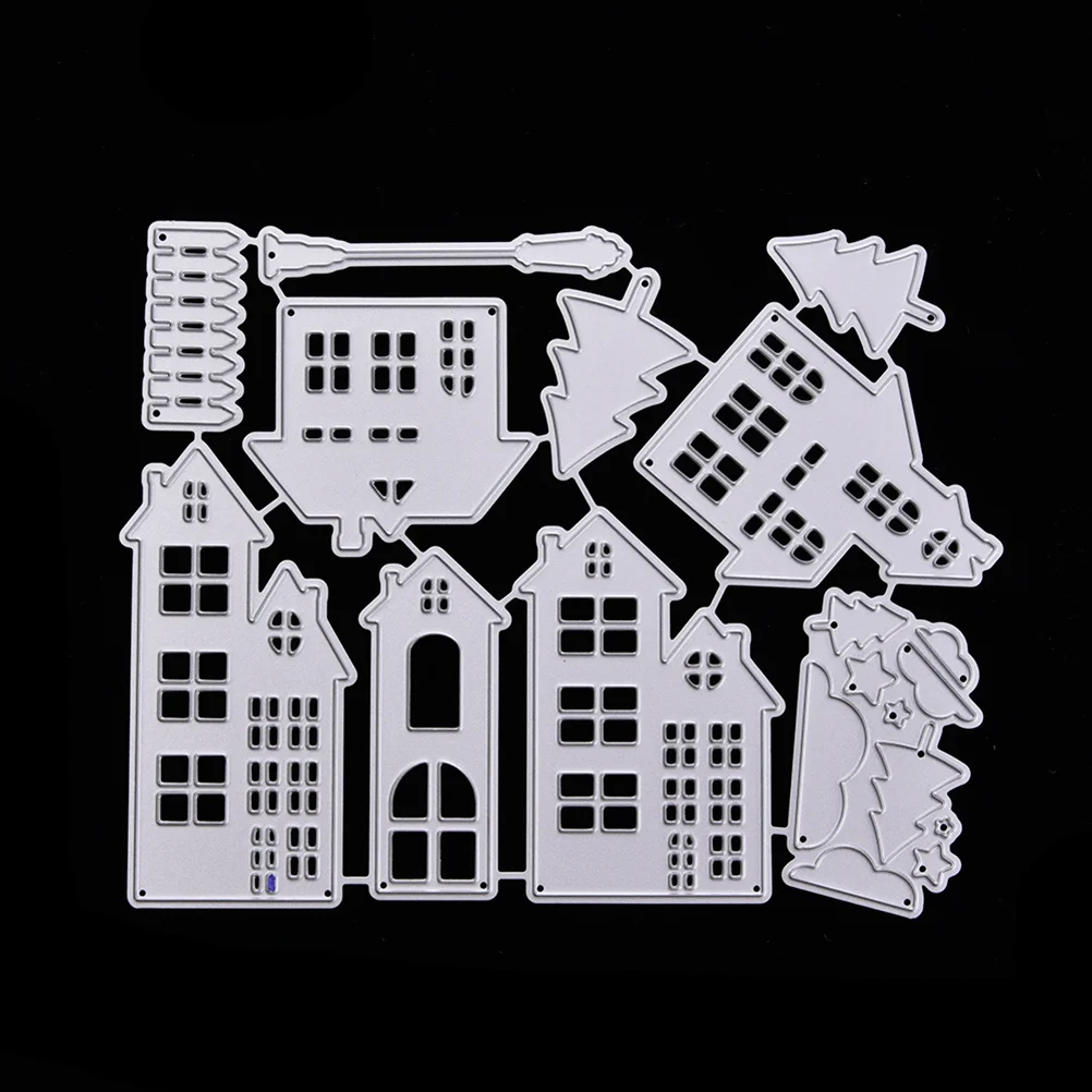 Cutting Dies Metal Stencil Template Mould DIY Metal Embossing Stencil For Album Scrapbooking Paper Craft Decor (Xmas House)
Cutting Dies Metal Stencil Template Mould DIY Metal Embossing Stencil For Album Scrapbooking Paper Craft Decor (Xmas House)