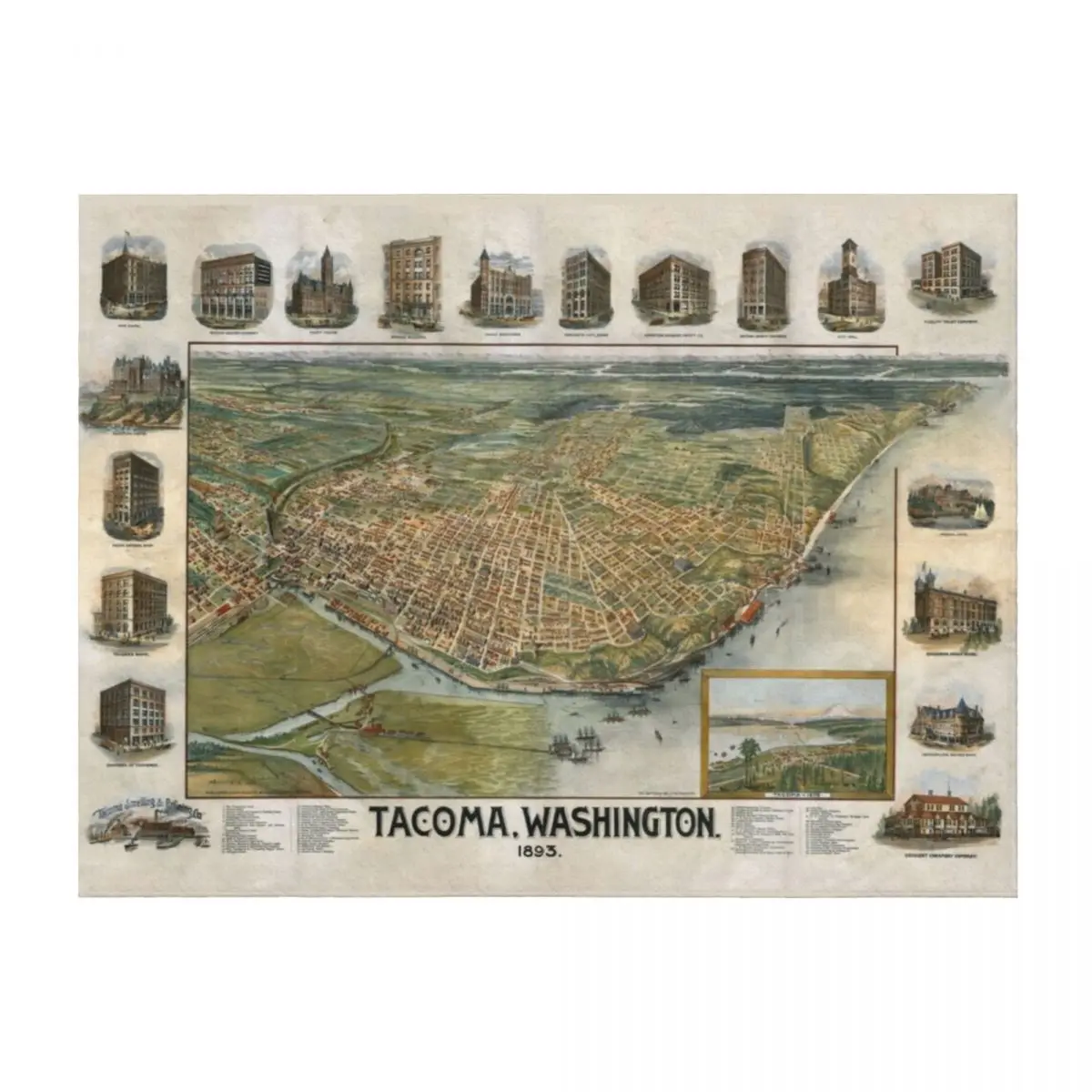 Винтажная карта Такома WA (1893) пледы термобелье для путешествий персонализированный подарок пушистые тяжелые одеяла для сна
Винтажная карта Такома WA (1893) пледы термобелье для путешествий персонализированный подарок пушистые тяжелые одеяла для сна
