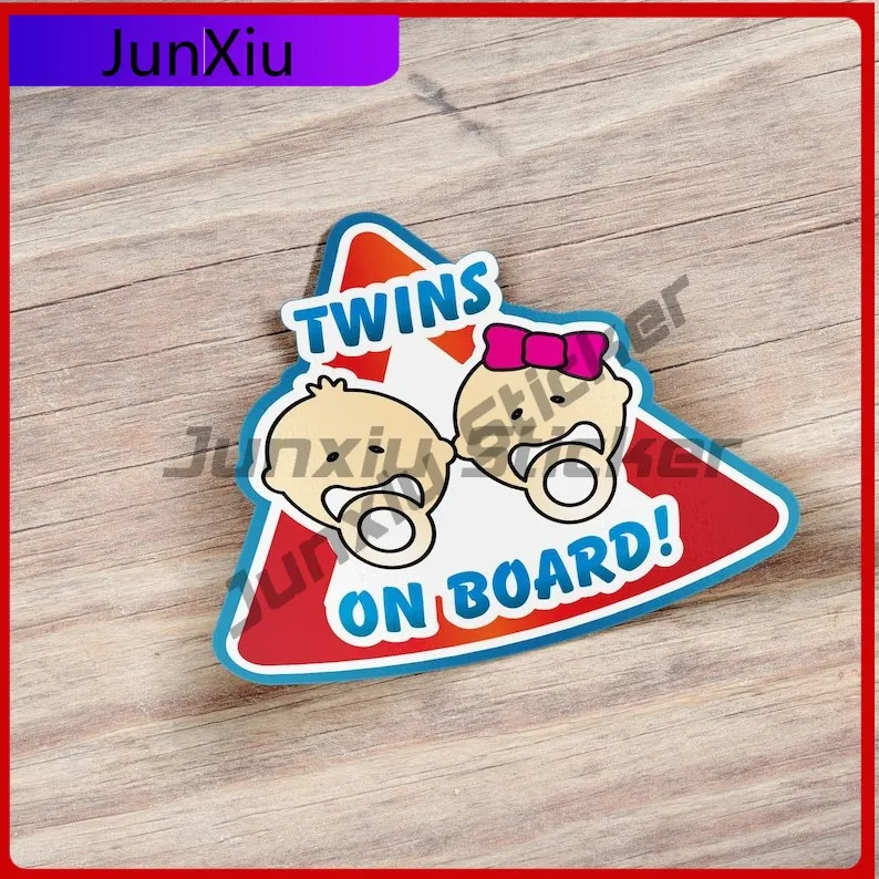 Car Warning Sign Twins On Board Nipple Boy And Girl Sign Vinyl Sticker Car Camper Windows Bumper Decal Scratch-proof Exterior
Car Warning Sign Twins On Board Nipple Boy And Girl Sign Vinyl Sticker Car Camper Windows Bumper Decal Scratch-proof Exterior