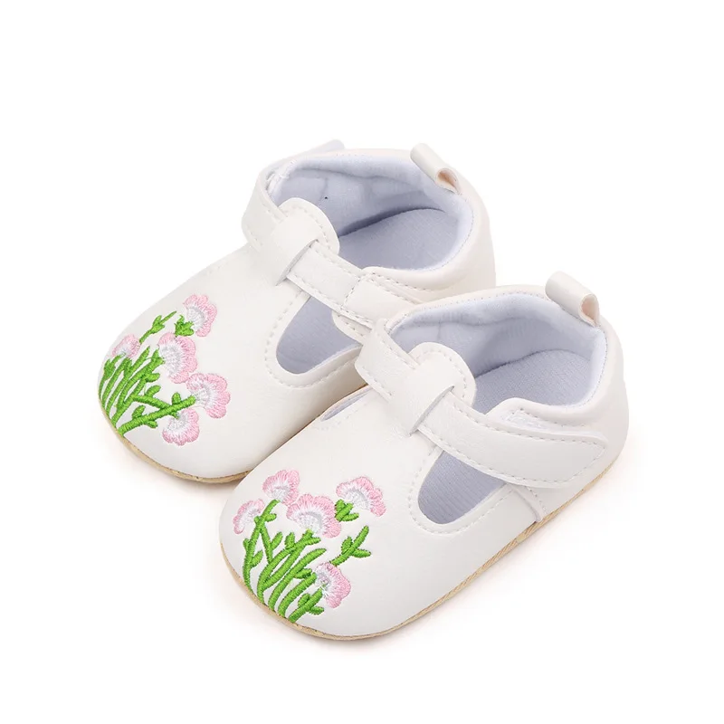 Baby Girls Princess Shoes Flower Embroidery PU Flats Dress Walking Shoes for Newborn Infant Toddler
Baby Girls Princess Shoes Flower Embroidery PU Flats Dress Walking Shoes for Newborn Infant Toddler