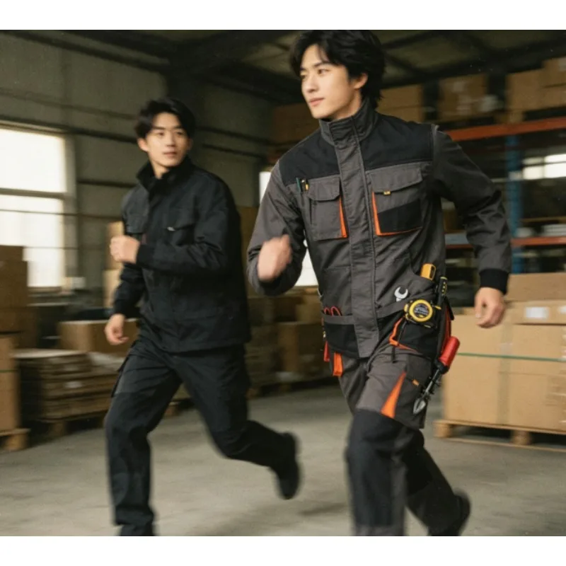 Men‘s Industrial Workwear Set Large Capacity Cargo Coverall for Mechanics Breathable & Quick Dry Ideal for Factory Farming
Men‘s Industrial Workwear Set Large Capacity Cargo Coverall for Mechanics Breathable & Quick Dry Ideal for Factory Farming