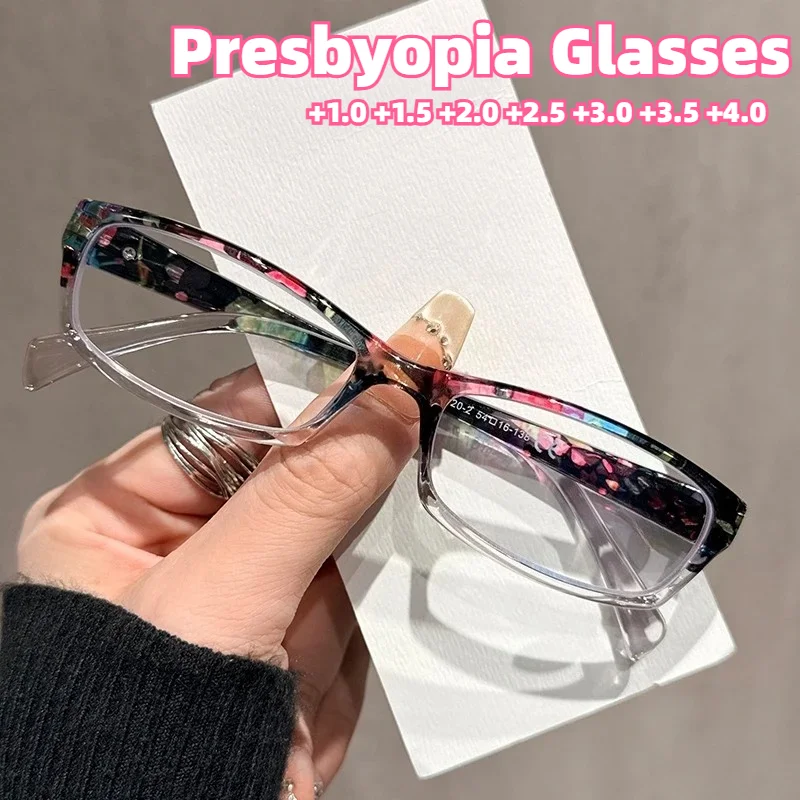 Fashion Presbyopia Glasses for Women Men Glitter Square Colorful Frame Design Anti Blue Light Reading Eyeglasses +1.0 To +4.0
Fashion Presbyopia Glasses for Women Men Glitter Square Colorful Frame Design Anti Blue Light Reading Eyeglasses +1.0 To +4.0