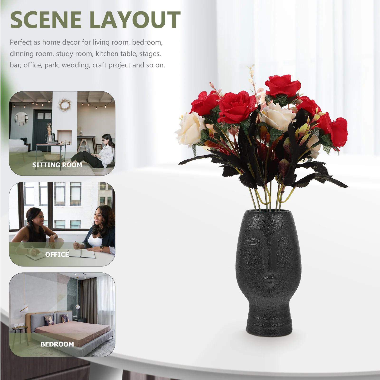 ceramic vase flower vase Abstract face vase ceramic vase for home decor ceramic vase for flower vase planter
ceramic vase flower vase Abstract face vase ceramic vase for home decor ceramic vase for flower vase planter