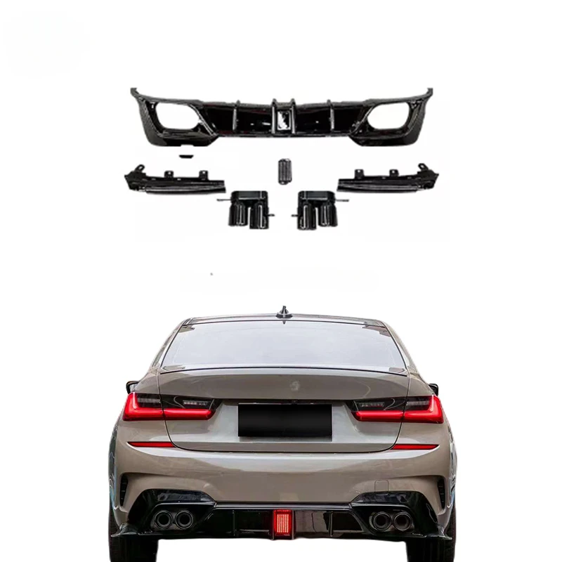 Wholesale Rear Diffuser For 3 Series G20 G28 bumper lip exhaust tips Racing diffuser LED Rear lip
Wholesale Rear Diffuser For 3 Series G20 G28 bumper lip exhaust tips Racing diffuser LED Rear lip