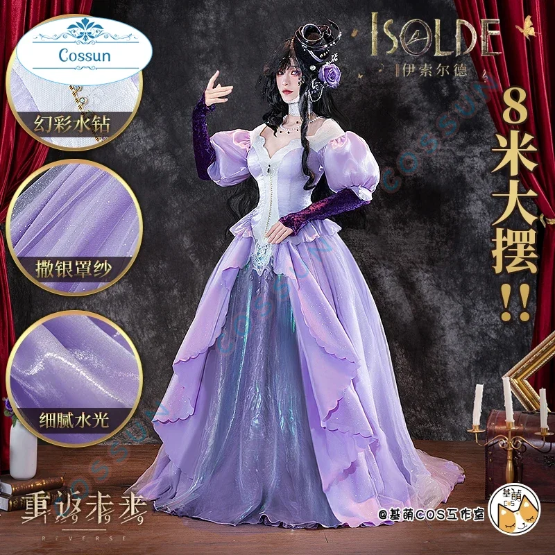 Реверс: 1999 Изольда, карнавальный костюм, игровой костюм, великолепное фиолетовое платье, униформа, вечерние костюмы на Хэллоуин, женский наряд для ролевых игр
Реверс: 1999 Изольда, карнавальный костюм, игровой костюм, великолепное фиолетовое платье, униформа, вечерние костюмы на Хэллоуин, женский наряд для ролевых игр