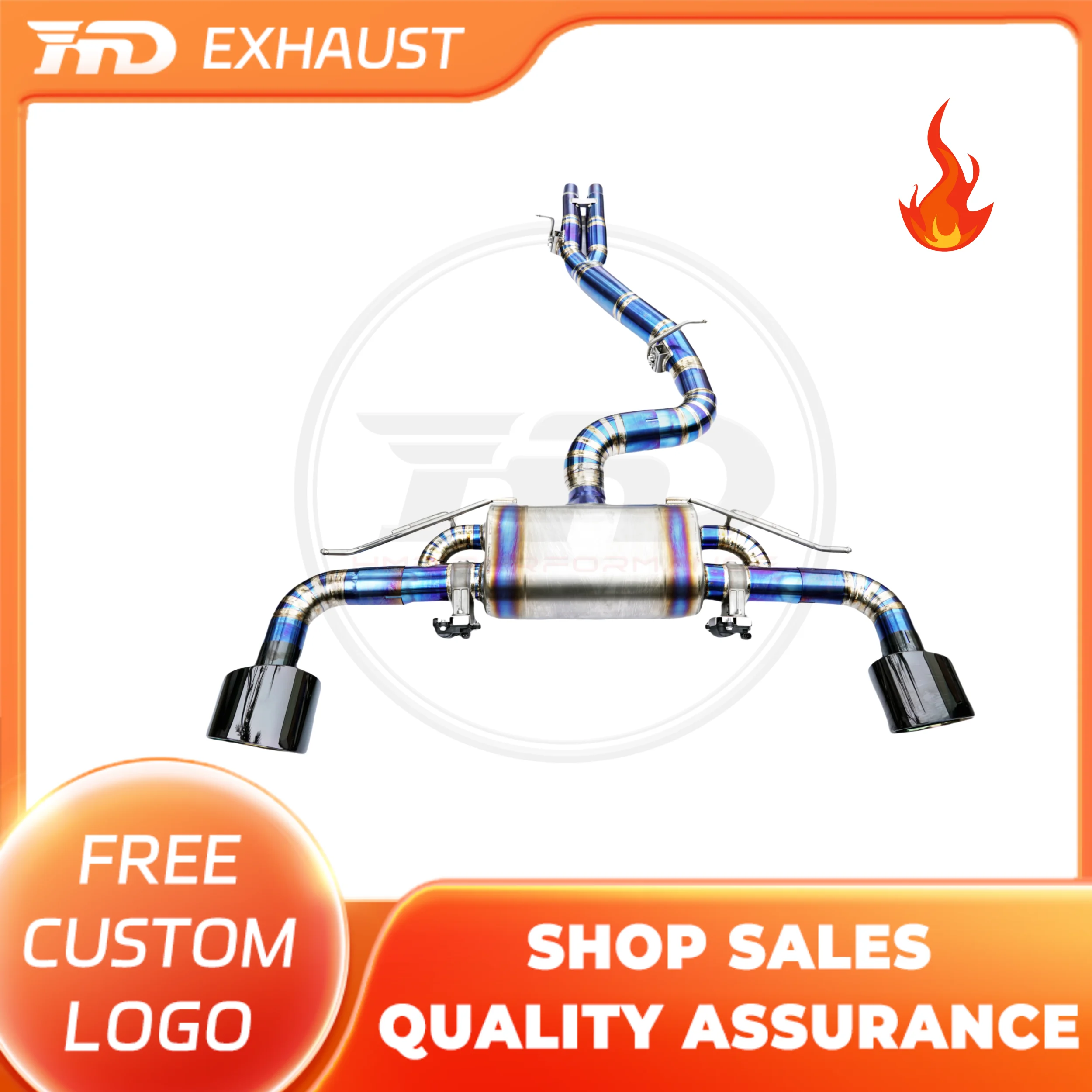 HMD Exclusive Customization Titanium Alloy Catback exhuast for Audi TTRS Electronic Valves Exhaust With Muffler Tips
HMD Exclusive Customization Titanium Alloy Catback exhuast for Audi TTRS Electronic Valves Exhaust With Muffler Tips