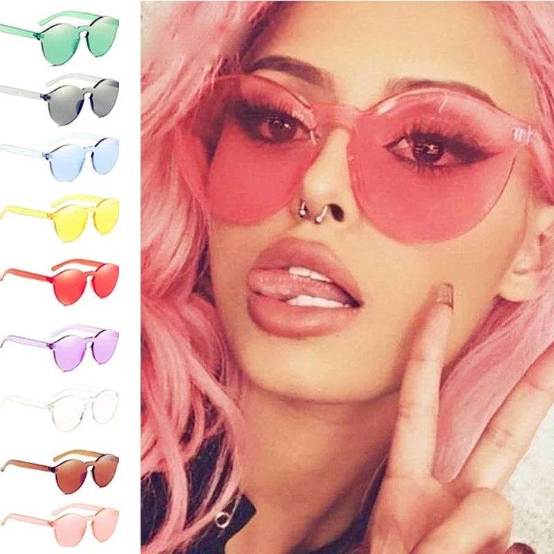 Rimless Sunglasses for Women Men Clear Color Vintage Glasses Luxury Design Cool Candy Eyeglasses Shades Driver Goggles UV400
Rimless Sunglasses for Women Men Clear Color Vintage Glasses Luxury Design Cool Candy Eyeglasses Shades Driver Goggles UV400