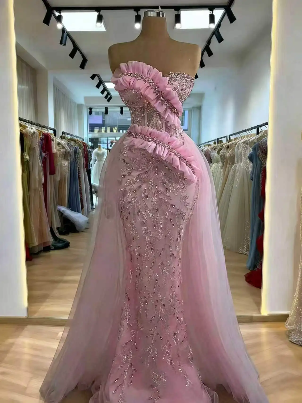 New Pink Evening Dresses For Women 2026 Sweetheart Cute Prom Dresses Birthday Party Dresses Mermaid robes de soirée Customized
New Pink Evening Dresses For Women 2026 Sweetheart Cute Prom Dresses Birthday Party Dresses Mermaid robes de soirée Customized