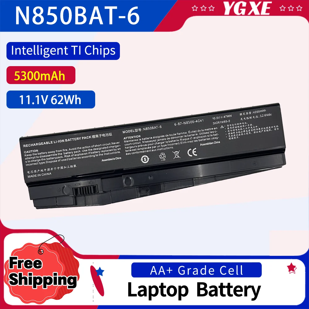 N850BAT-6 Laptop Battery Replacement forRep Clevo Z6-KP5GT Z7M-KP7G1 T58-T1 T6TI N870HJ SeriesN850 N850HC N850HJ N870HC N870HK1
N850BAT-6 Laptop Battery Replacement forRep Clevo Z6-KP5GT Z7M-KP7G1 T58-T1 T6TI N870HJ SeriesN850 N850HC N850HJ N870HC N870HK1