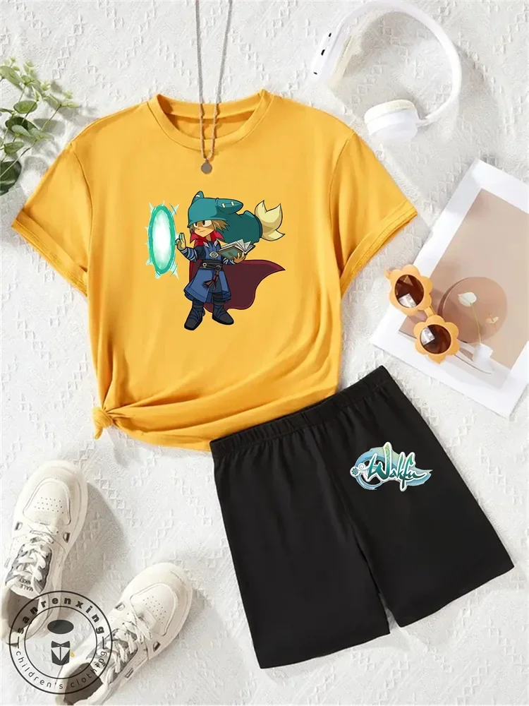 Футболка с короткими рукавами для мальчиков Wakfu, новинка 2025 года, хлопковая одежда для мальчиков с изображением Человека-паука, летняя детская одежда с героями мультфильмов
Футболка с короткими рукавами для мальчиков Wakfu, новинка 2025 года, хлопковая одежда для мальчиков с изображением Человека-паука, летняя детская одежда с героями мультфильмов