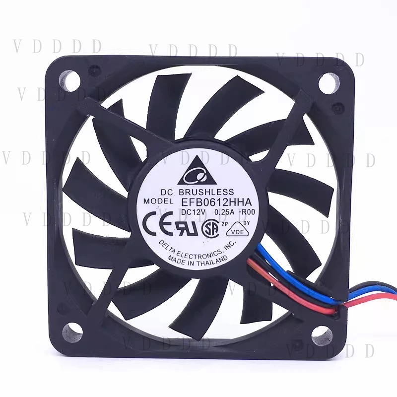 LL FOR 1PCS Delta EFB0612HHA-ROO 6010 DC12V 0.25A 3-wire Projector Fan 6cm
LL FOR 1PCS Delta EFB0612HHA-ROO 6010 DC12V 0.25A 3-wire Projector Fan 6cm