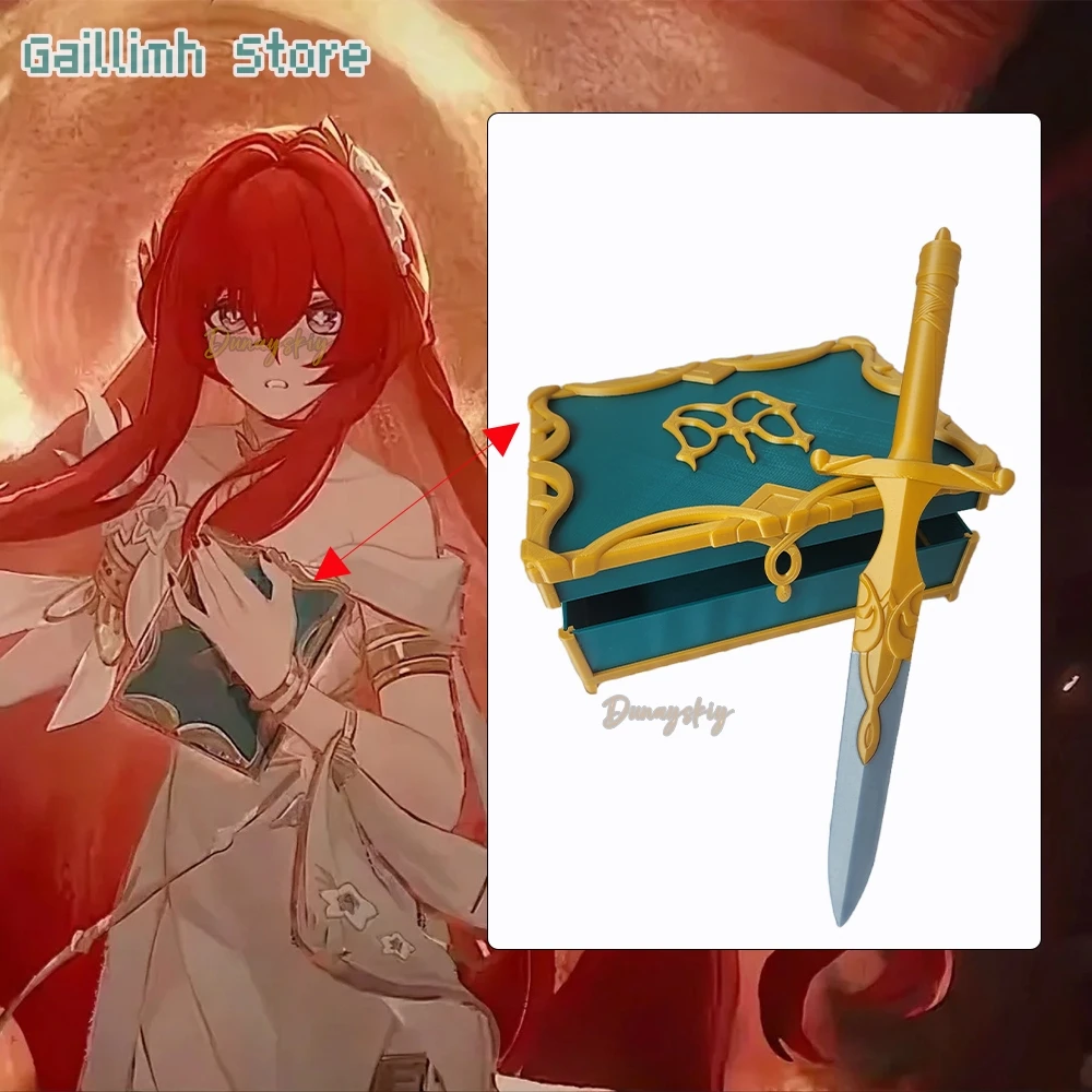 Game Honkai Star Rail Tribios Cosplay Props Tribios 17*8*22CM Book AND 30CM Dagger Props Halloween Carnival Role Play AccessorY
Game Honkai Star Rail Tribios Cosplay Props Tribios 17*8*22CM Book AND 30CM Dagger Props Halloween Carnival Role Play AccessorY