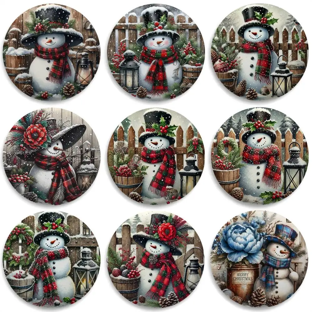 Retro Snowman Cute Badges Round Exquisite Badge Brooches Creative Pins For Clothes Hat Backpack Gift Accessories
Retro Snowman Cute Badges Round Exquisite Badge Brooches Creative Pins For Clothes Hat Backpack Gift Accessories