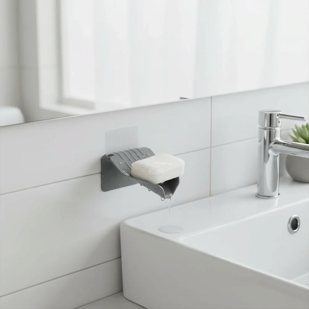 Without Installation Portable Bathroom Cleaning Tool No Drilling Required Automatic Draining Soap Dish
Without Installation Portable Bathroom Cleaning Tool No Drilling Required Automatic Draining Soap Dish