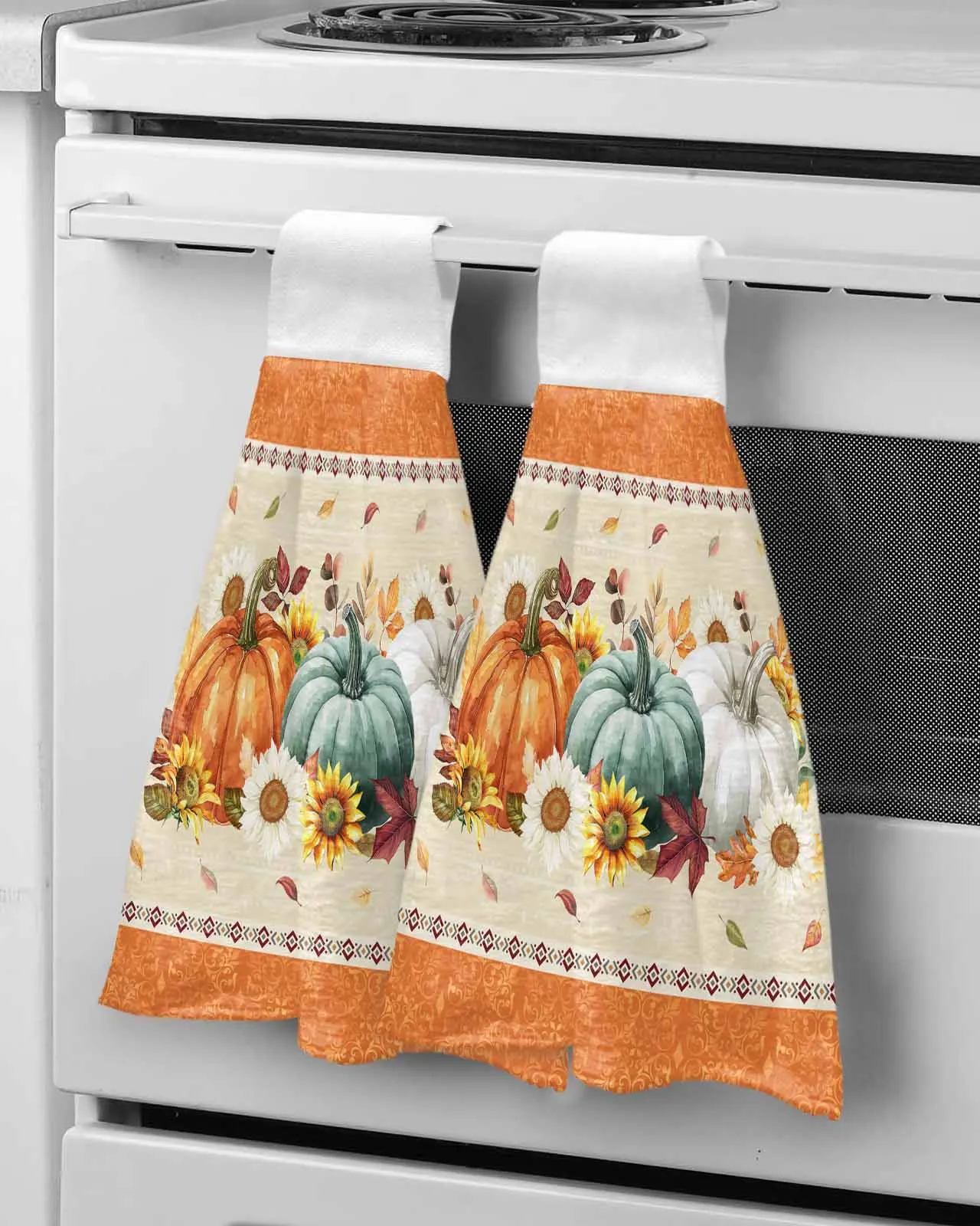 Orange Pumpkin Autumn Leaves Wipe Hand Towel Absorbent Hanging Towels Home Kitchen Wipe Dishcloths
Orange Pumpkin Autumn Leaves Wipe Hand Towel Absorbent Hanging Towels Home Kitchen Wipe Dishcloths