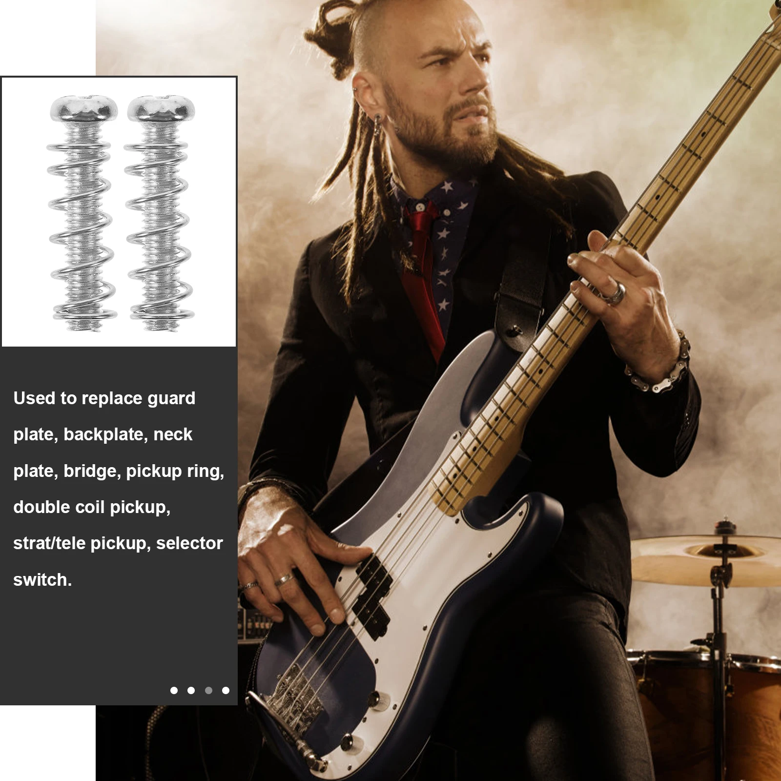 Guitar Bridge Accessories Metal Screws Replacement Parts String Fixing Musical Instrument Economical Gifts Guitar Components
Guitar Bridge Accessories Metal Screws Replacement Parts String Fixing Musical Instrument Economical Gifts Guitar Components