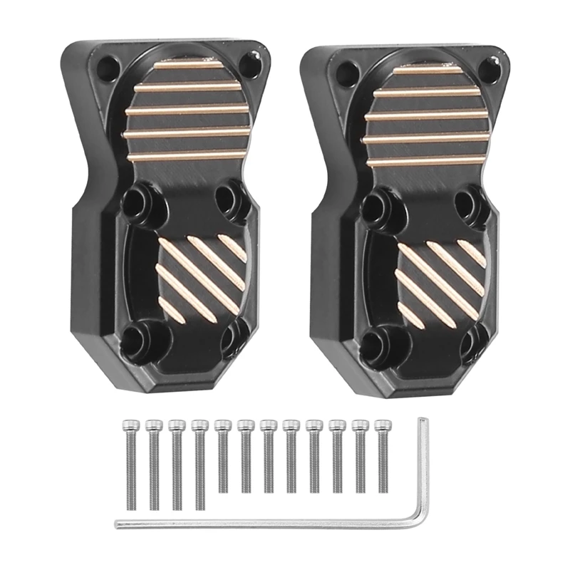 2Pcs Brass Front And Rear Axles Diff Cover For Axial SCX24 Gladiator JLU Bronco C10 1/24 RC Crawler Car Upgrades Parts
2Pcs Brass Front And Rear Axles Diff Cover For Axial SCX24 Gladiator JLU Bronco C10 1/24 RC Crawler Car Upgrades Parts