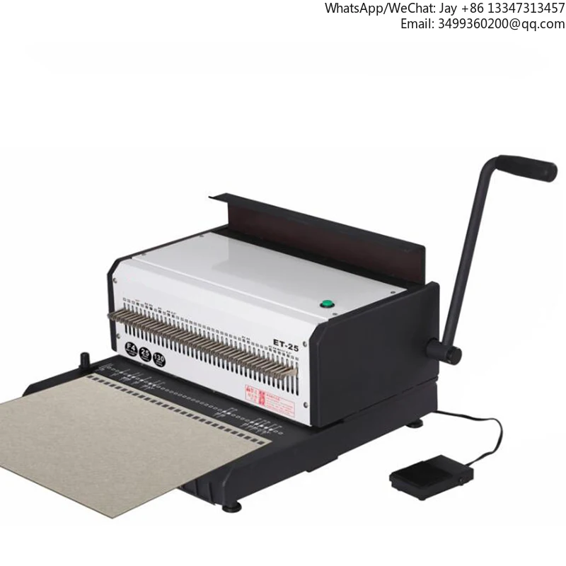 Электрическая сверхмощная машина для переплета проводов 3:1 с 40 отверстиями
Электрическая сверхмощная машина для переплета проводов 3:1 с 40 отверстиями