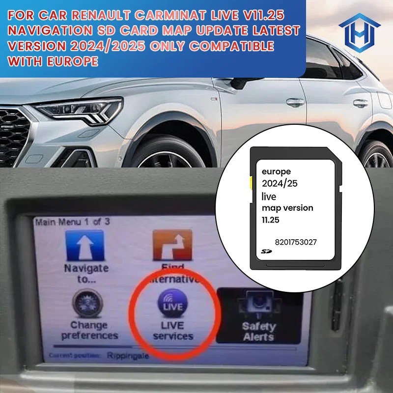 NEW SAT NAV UPDATED MAPS FOR RENAULT CARMINAT LIVE VERSION 11.25 2024/2025 SPEEDCAM
NEW SAT NAV UPDATED MAPS FOR RENAULT CARMINAT LIVE VERSION 11.25 2024/2025 SPEEDCAM