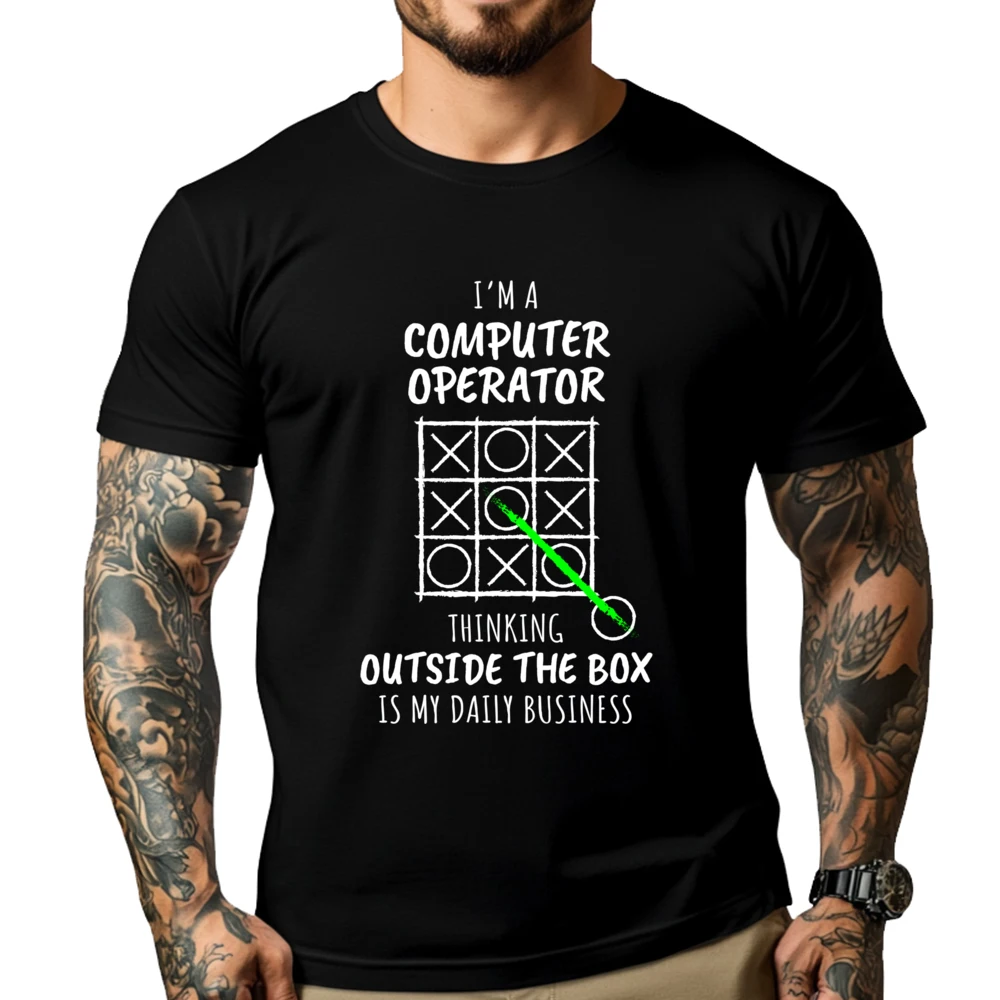 Funny Computer Operator Green And White Graphic T Shirt Winter Long Sleeve T-Shirt Camisetas Hombre Normal
Funny Computer Operator Green And White Graphic T Shirt Winter Long Sleeve T-Shirt Camisetas Hombre Normal