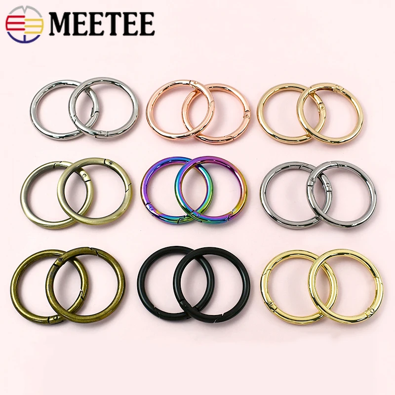 7-50mm O Rings Carabiner Clips Hook Buckle 5Pcs Ring for Keychain Openable Spring Gate Metal Buckles Pendant Snap Trigger Clamp
7-50mm O Rings Carabiner Clips Hook Buckle 5Pcs Ring for Keychain Openable Spring Gate Metal Buckles Pendant Snap Trigger Clamp