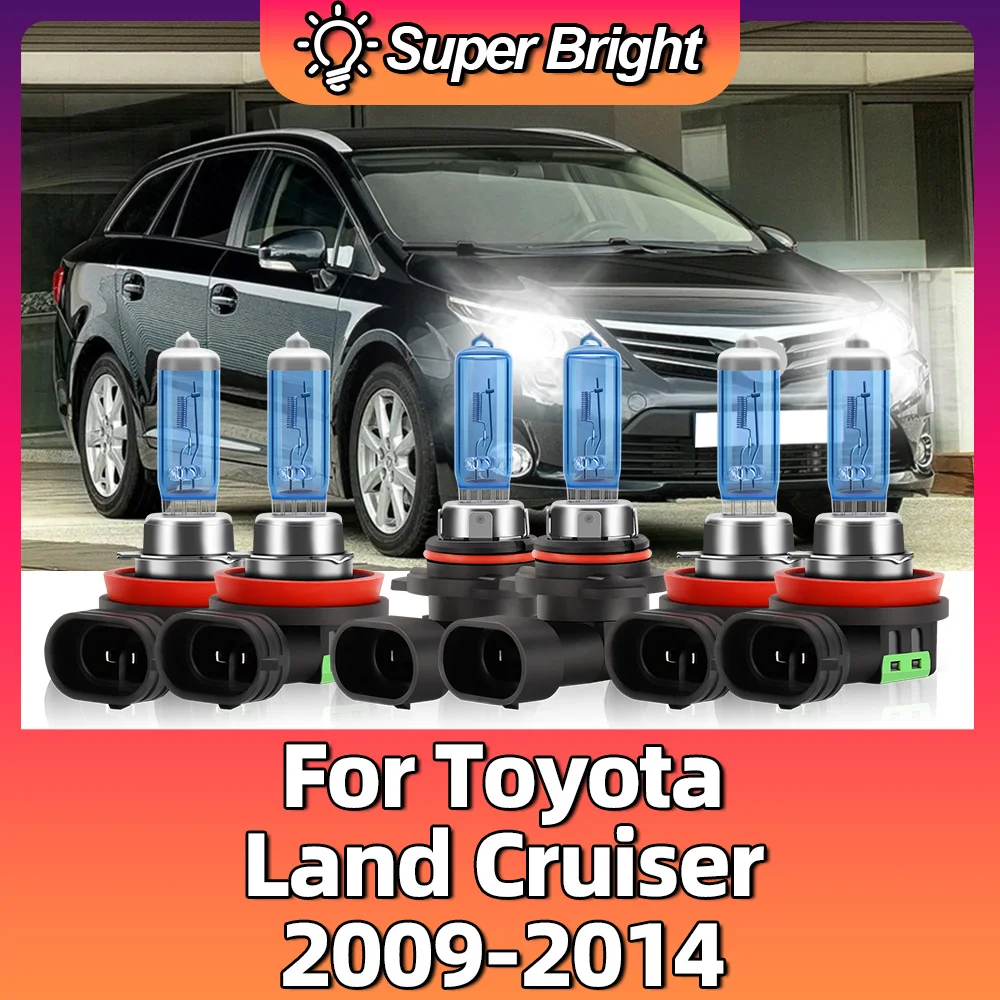 2/4/6 шт. для Toyota Land Cruiser 2009 2010 2011 2012 2013 2014 Высокопроизводительная галогенная лампа для фар 100 Вт, высокая и низкая противотуманная фара
2/4/6 шт. для Toyota Land Cruiser 2009 2010 2011 2012 2013 2014 Высокопроизводительная галогенная лампа для фар 100 Вт, высокая и низкая противотуманная фара