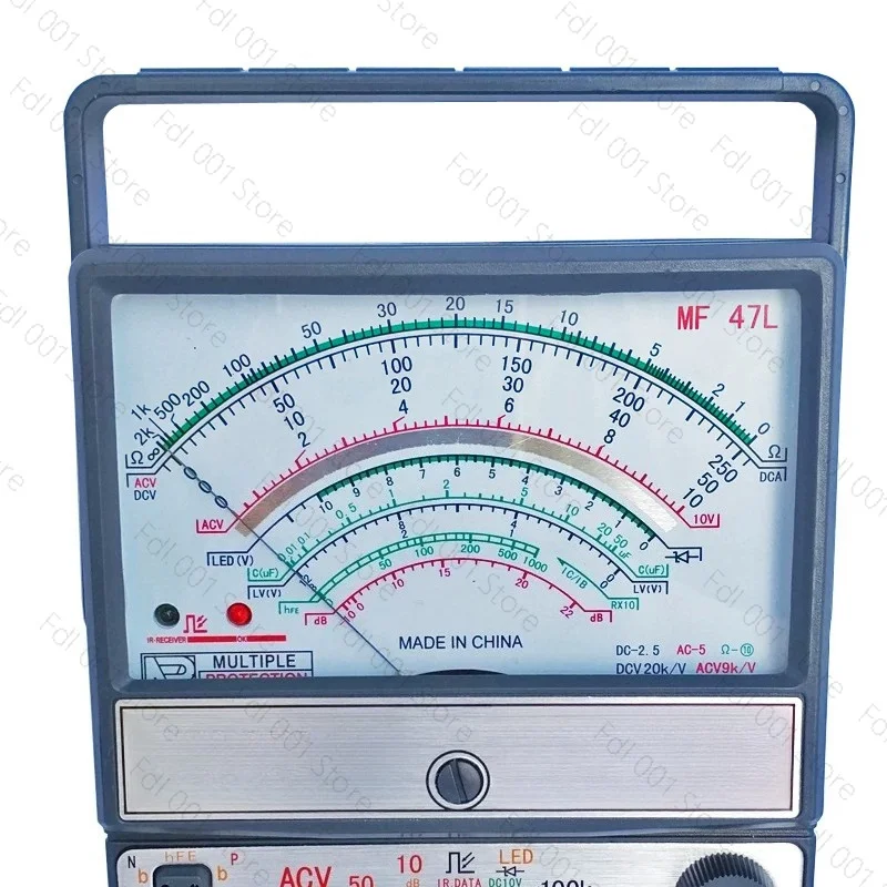 MF47L Pointer Multi-purpose Meter Mechanical Meter LED Regulator Multiple Protection Circuit
MF47L Pointer Multi-purpose Meter Mechanical Meter LED Regulator Multiple Protection Circuit